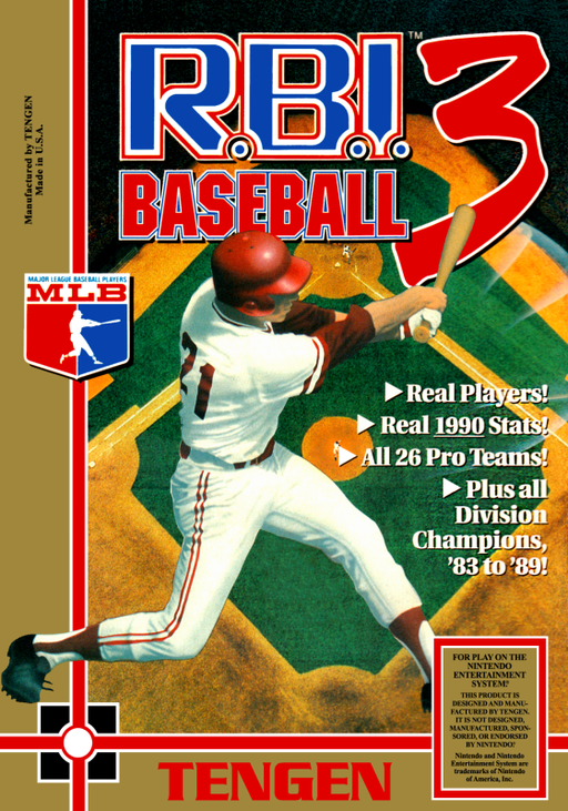 R.B.I. Baseball 3 (USA) (Unl) box art